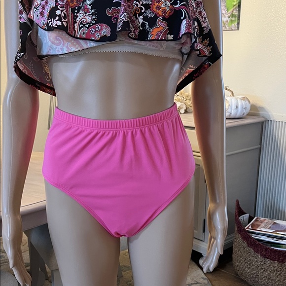 Paisley Ruffle One-Piece Swimsuit - Picture 3 of 6